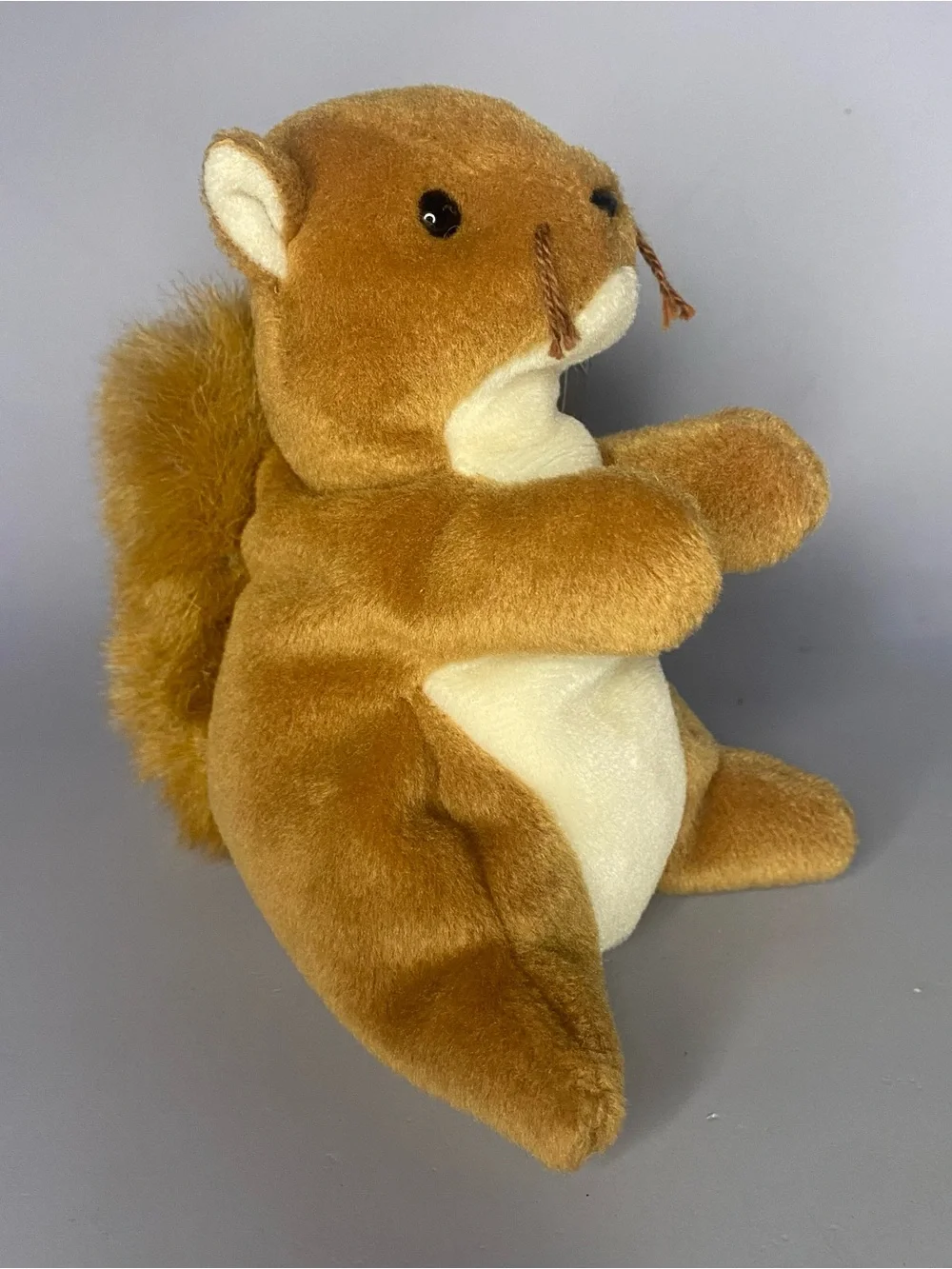 Ty Beanie Babies Nibbly The Bunny, Nuts The SquirrelPellet the Hamster Lot Of 3